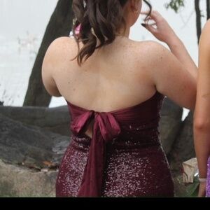 Red Sequins Dillards Dress